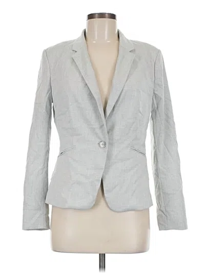Pre-owned H&m Blazer Jacket In Gray