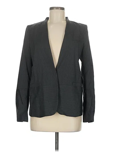 Pre-owned H&m Blazer Jacket In Gray