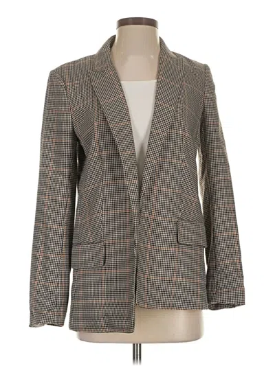 Pre-owned H&m Blazer Jacket In Gray