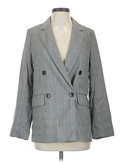 H&m Blazer Jacket In Gray