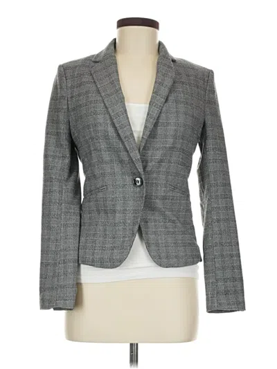 Pre-owned H&m Blazer Jacket In Gray
