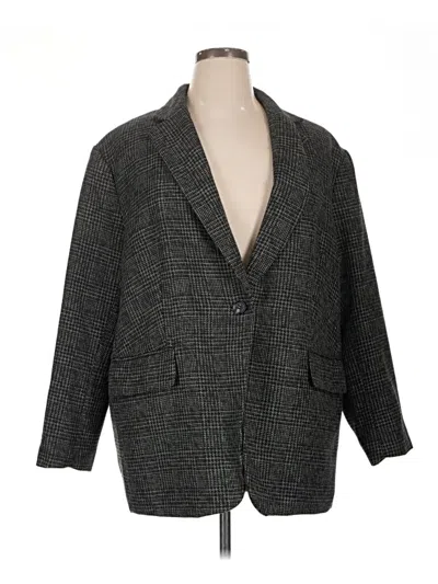 Pre-owned H&m Blazer Jacket In Gray