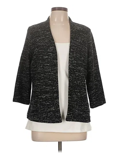Pre-owned H&m Blazer Jacket In Gray