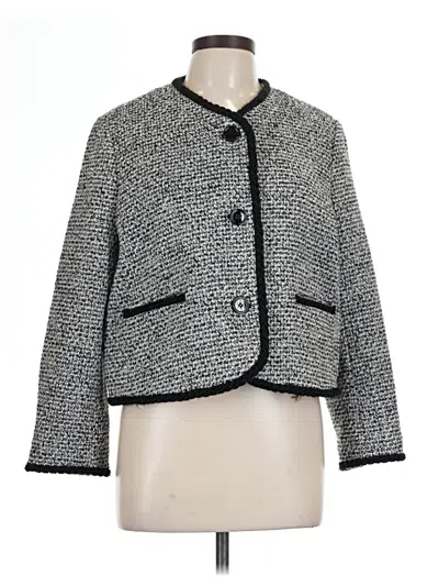 Pre-owned H&m Blazer Jacket In Gray