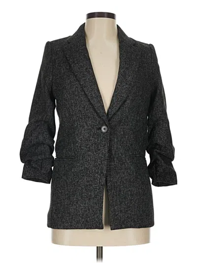 Pre-owned H&m Blazer Jacket In Gray