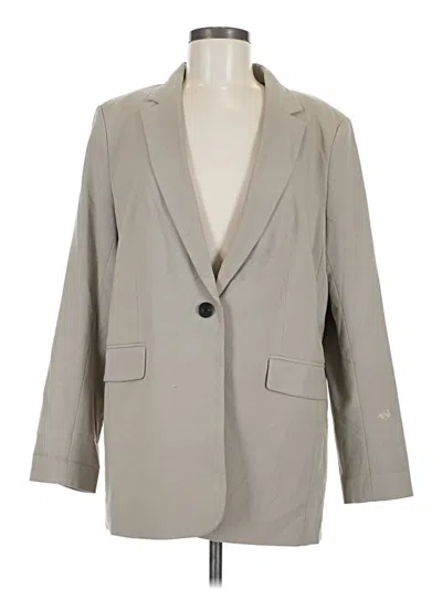 Pre-owned H&m Blazer Jacket In Gray