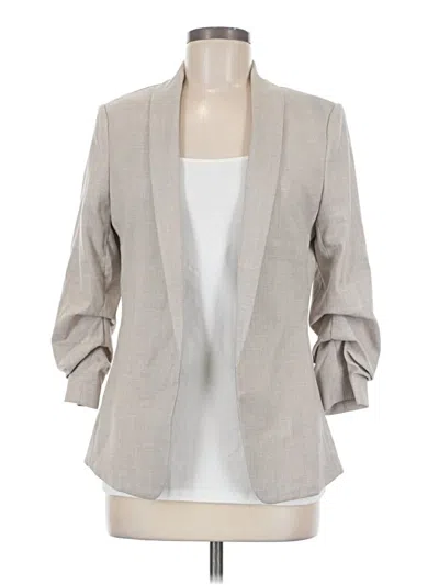 Pre-owned H&m Blazer Jacket In Gray