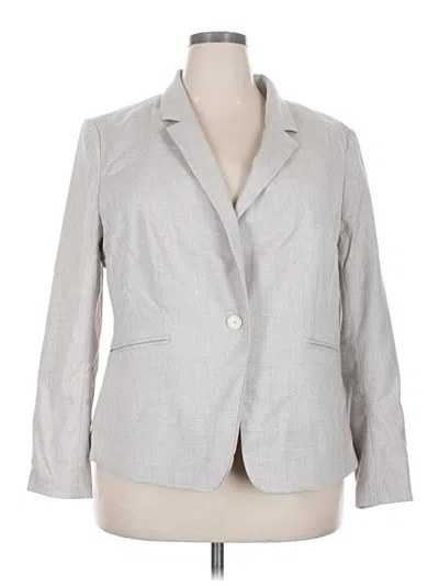 Pre-owned H&m Blazer Jacket In Gray