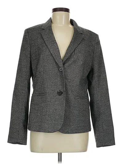Pre-owned H&m Blazer Jacket In Gray