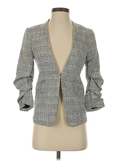 Pre-owned H&m Blazer Jacket In Gray
