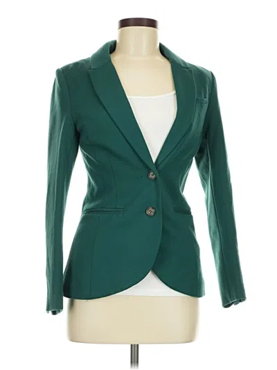 Pre-owned H&m Blazer Jacket In Green