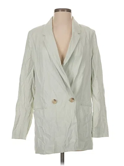 Pre-owned H&m Blazer Jacket In Ivory