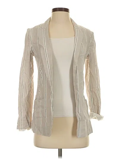 Pre-owned H&m Blazer Jacket In Ivory