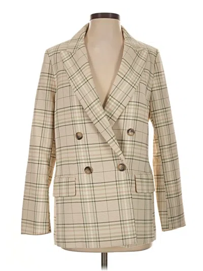 Pre-owned H&m Blazer Jacket In Ivory