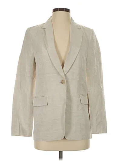 H&m Blazer Jacket In Neutral