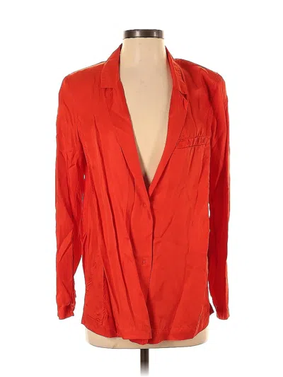 Pre-owned H&m Blazer Jacket In Orange