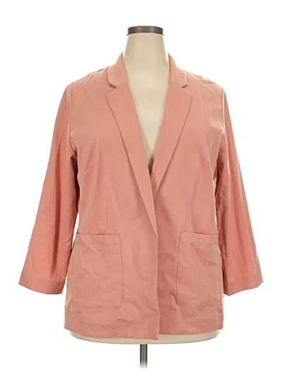 Pre-owned H&m Blazer Jacket In Pink