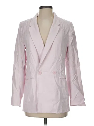 Pre-owned H&m Blazer Jacket In Pink