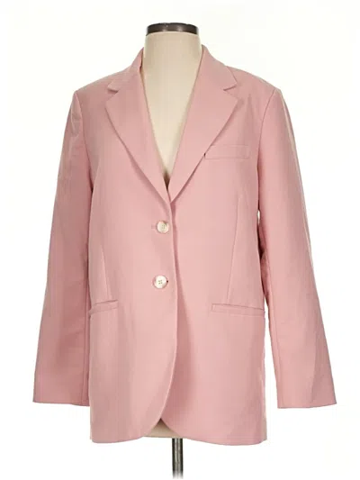 Pre-owned H&m Blazer Jacket In Pink