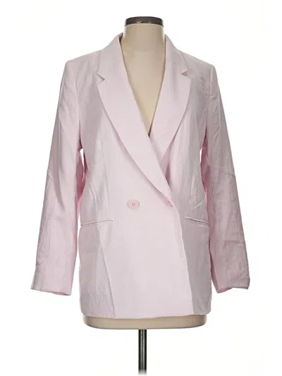 Pre-owned H&m Blazer Jacket In Pink