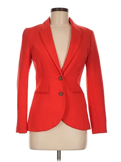 Pre-owned H&m Blazer Jacket In Red