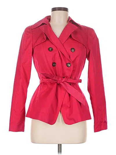 Pre-owned H&m Blazer Jacket In Red