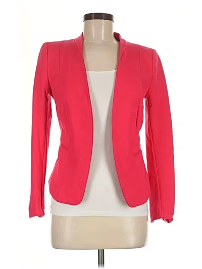 Pre-owned H&m Blazer Jacket In Red