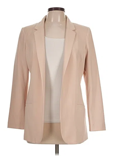 Pre-owned H&m Blazer Jacket In Tan
