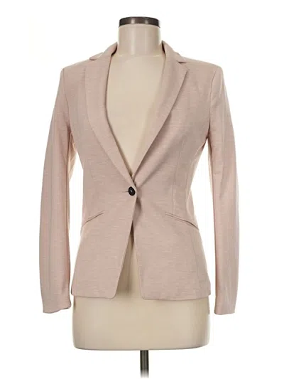Pre-owned H&m Blazer Jacket In Tan