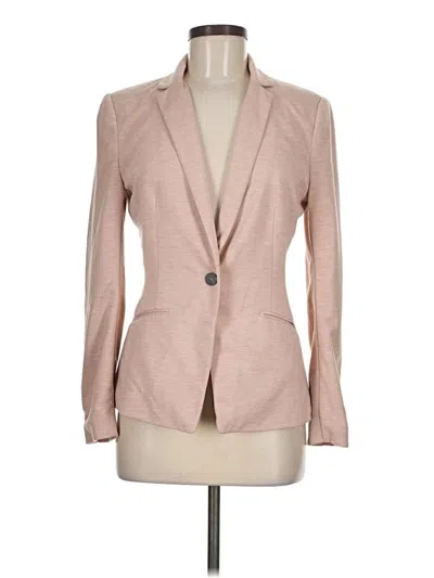 Pre-owned H&m Blazer Jacket In Tan