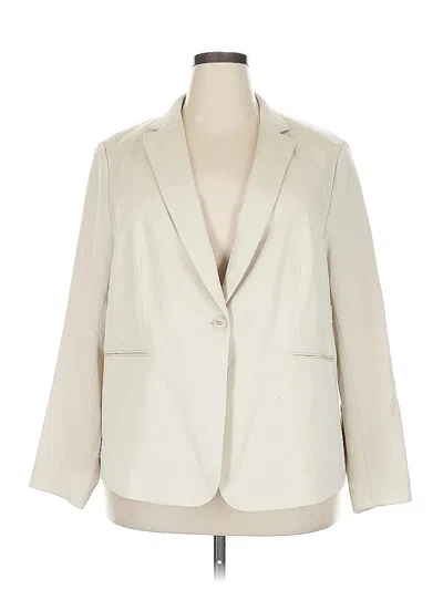 Pre-owned H&m Blazer Jacket In White