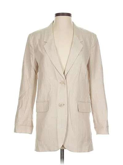 Pre-owned H&m Blazer Jacket In White
