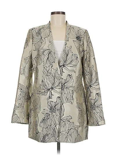 Pre-owned H&m Blazer Jacket In White