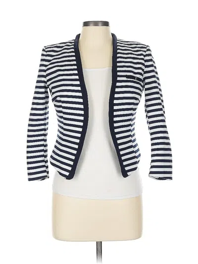 Pre-owned H&m Blazer Jacket In White