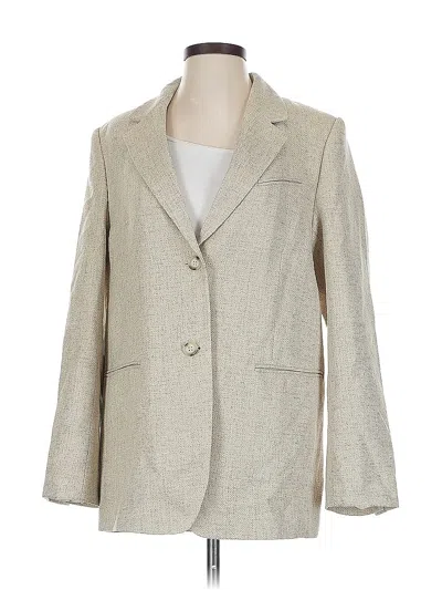 Pre-owned H&m Blazer Jacket In White