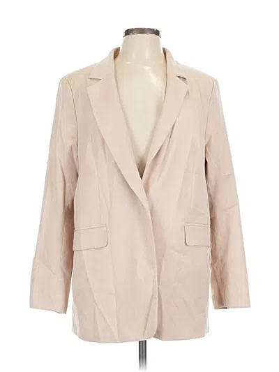 Pre-owned H&m Blazer Jacket In White