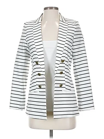 Pre-owned H&m Blazer Jacket In White