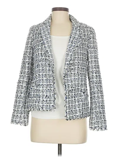 Pre-owned H&m Blazer Jacket In White