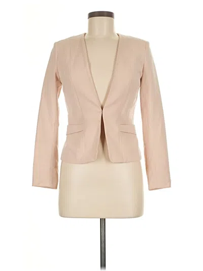 Pre-owned H&m Blazer Jacket In White