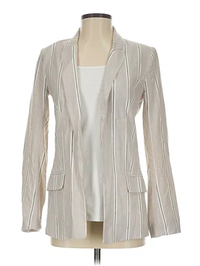 Pre-owned H&m Blazer Jacket In White
