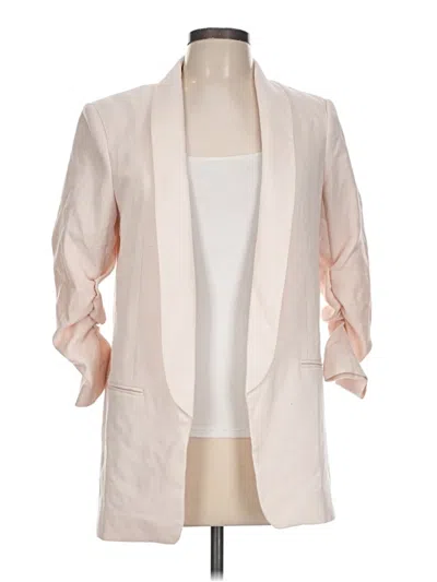 Pre-owned H&m Blazer Jacket In White