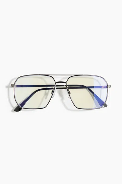 H&m Blue Light Eyeglasses In Black