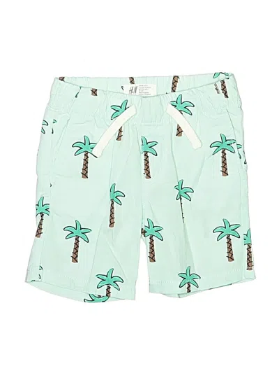 Pre-owned H&m Kids' Board Shorts In Green