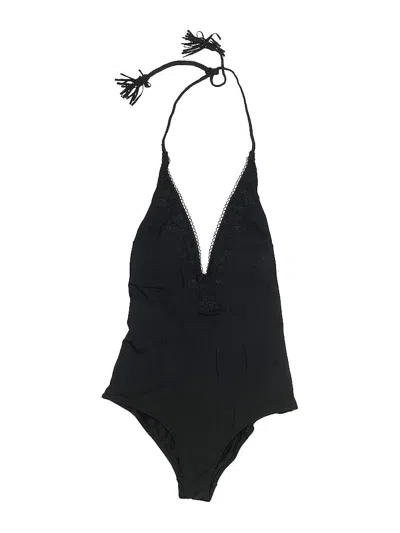 Pre-owned H&m Bodysuit In Black