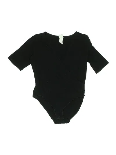 Pre-owned H&m Bodysuit In Black