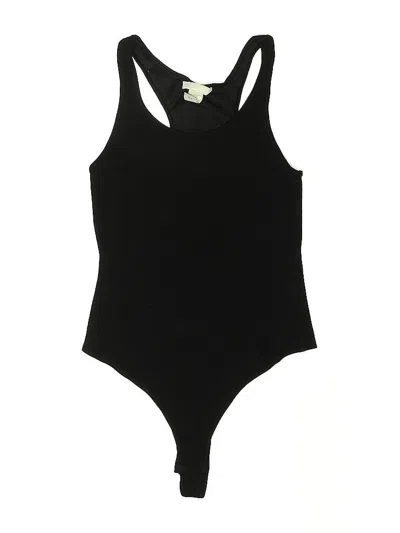 Pre-owned H&m Bodysuit In Black