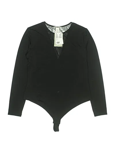 Pre-owned H&m Bodysuit In Black