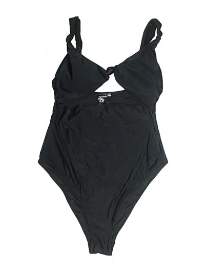 Pre-owned H&m Bodysuit In Black