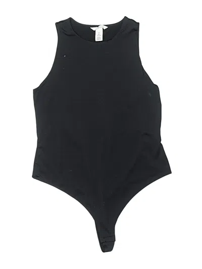 Pre-owned H&m Bodysuit In Black