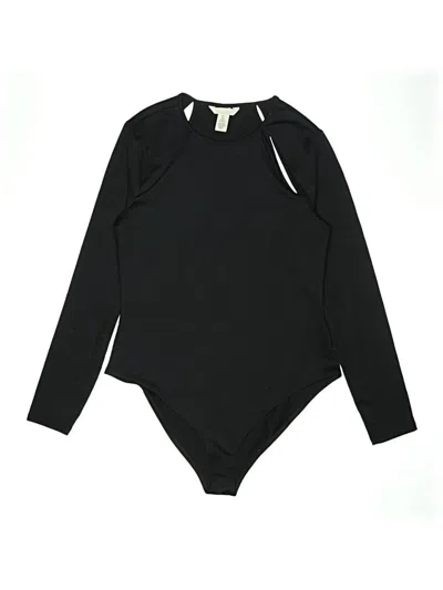 Pre-owned H&m Bodysuit In Black